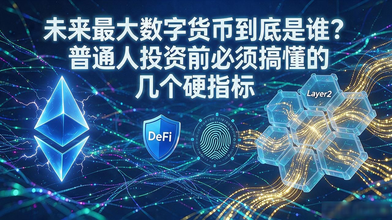 未来最大数字货币到底是谁？普通人投资前必须搞懂的几个硬指标
