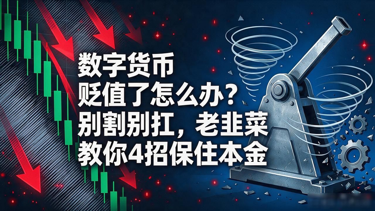 数字货币贬值了怎么办？别割别扛，老韭菜教你4招保住本金