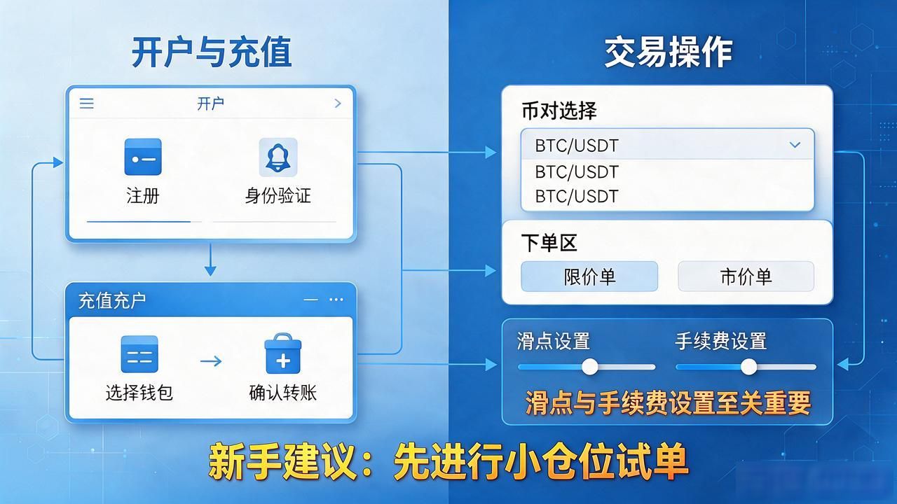 数字货币操作使用流程：从开户、充币到交易，新手一篇看懂