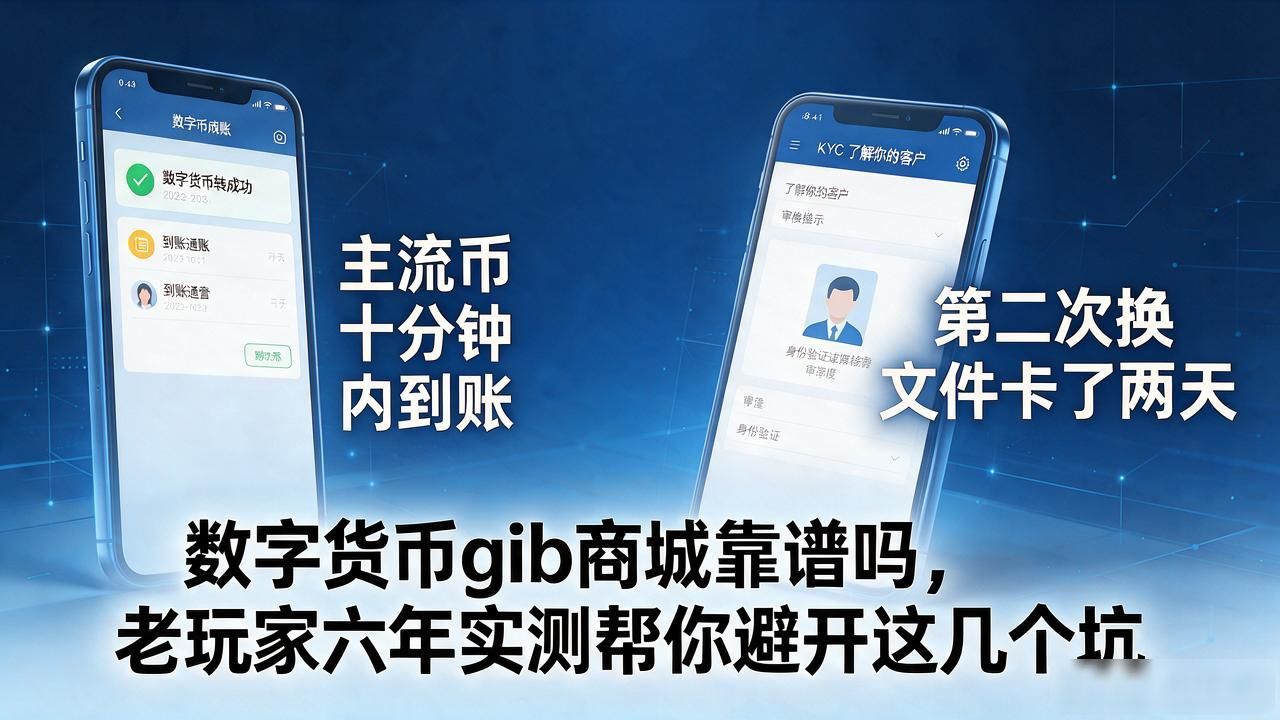 数字货币gib商城靠谱吗，老玩家六年实测帮你避开这几个坑