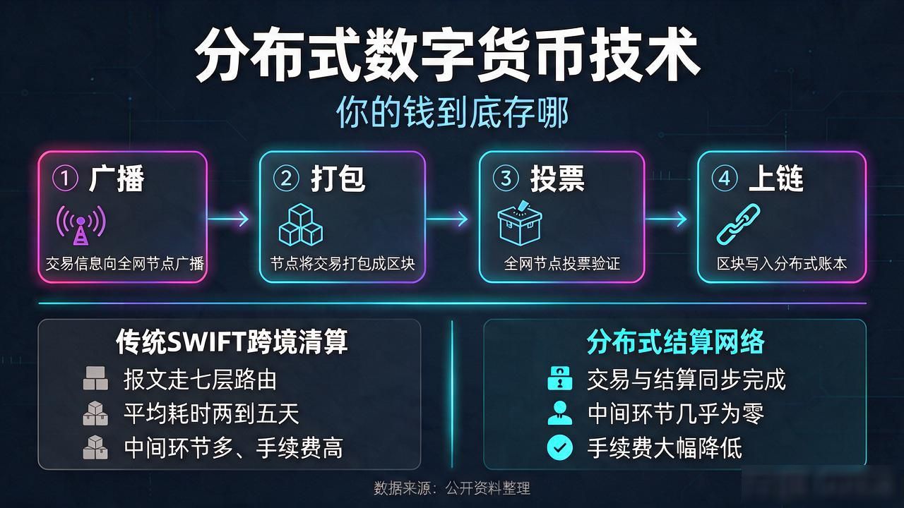 分布式数字货币技术，你的钱到底存在哪