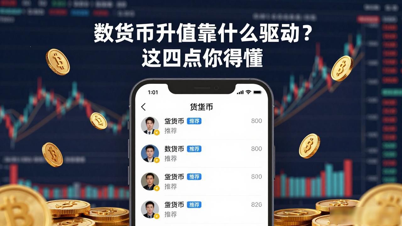 数字货币升值靠什么驱动？这四点你得懂