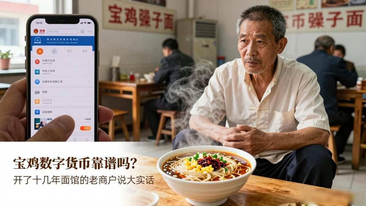 宝鸡数字货币靠谱吗？开了十几年面馆的老商户说大实话