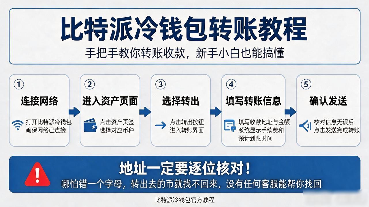 比特派冷钱包使用教程：手把手教你转账收款，新手小白也能搞懂