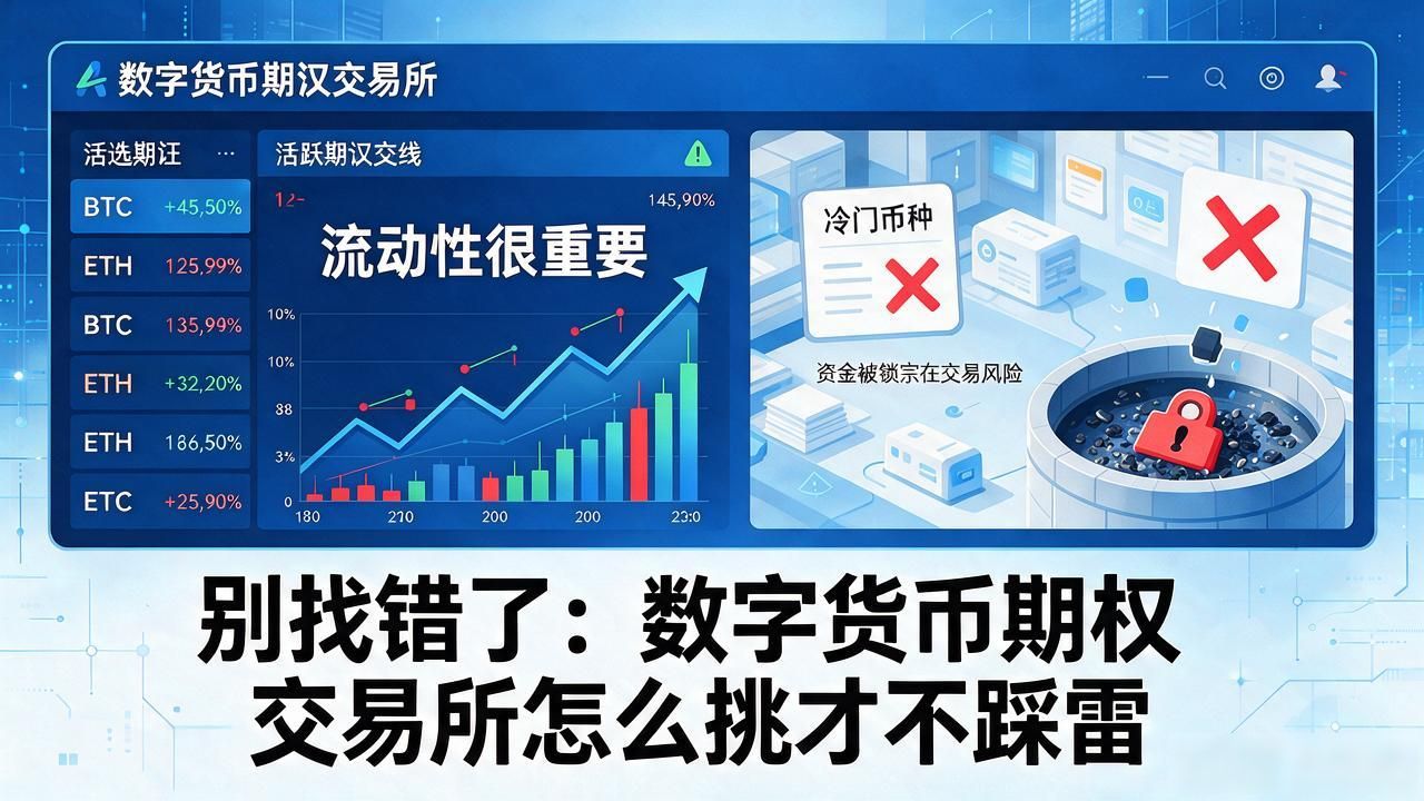 别找错了：数字货币期权交易所怎么挑才不踩雷