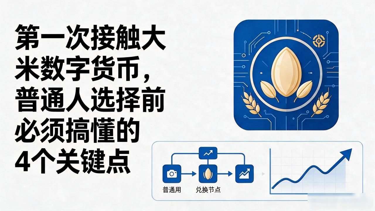 第一次接触大米数字货币，普通人选择前必须搞懂的4个关键点