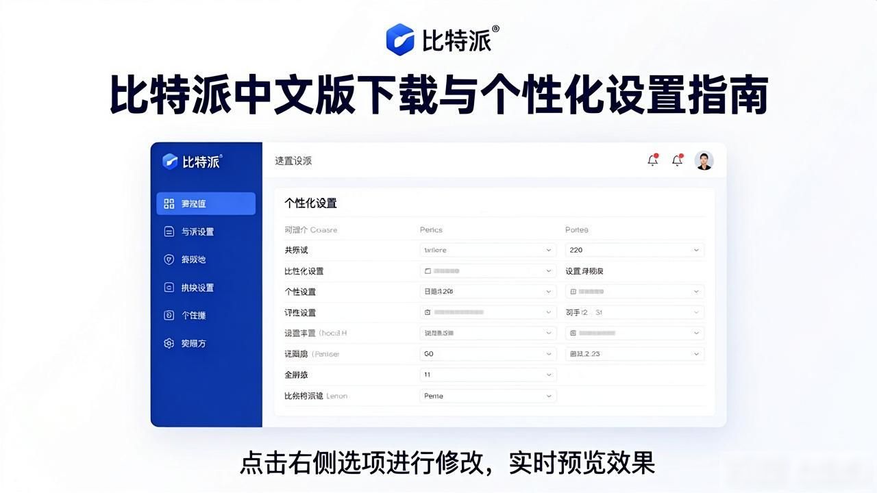 比特派中文版下载与个性化设置指南