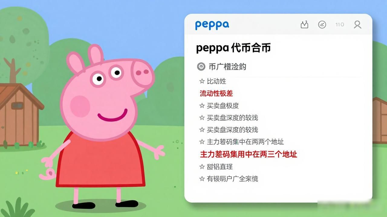 peppa数字货币靠谱吗？别拿动画片IP当投资理由