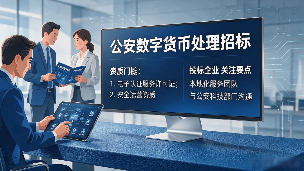 公安数字货币处理招标来了，投标企业该盯什么