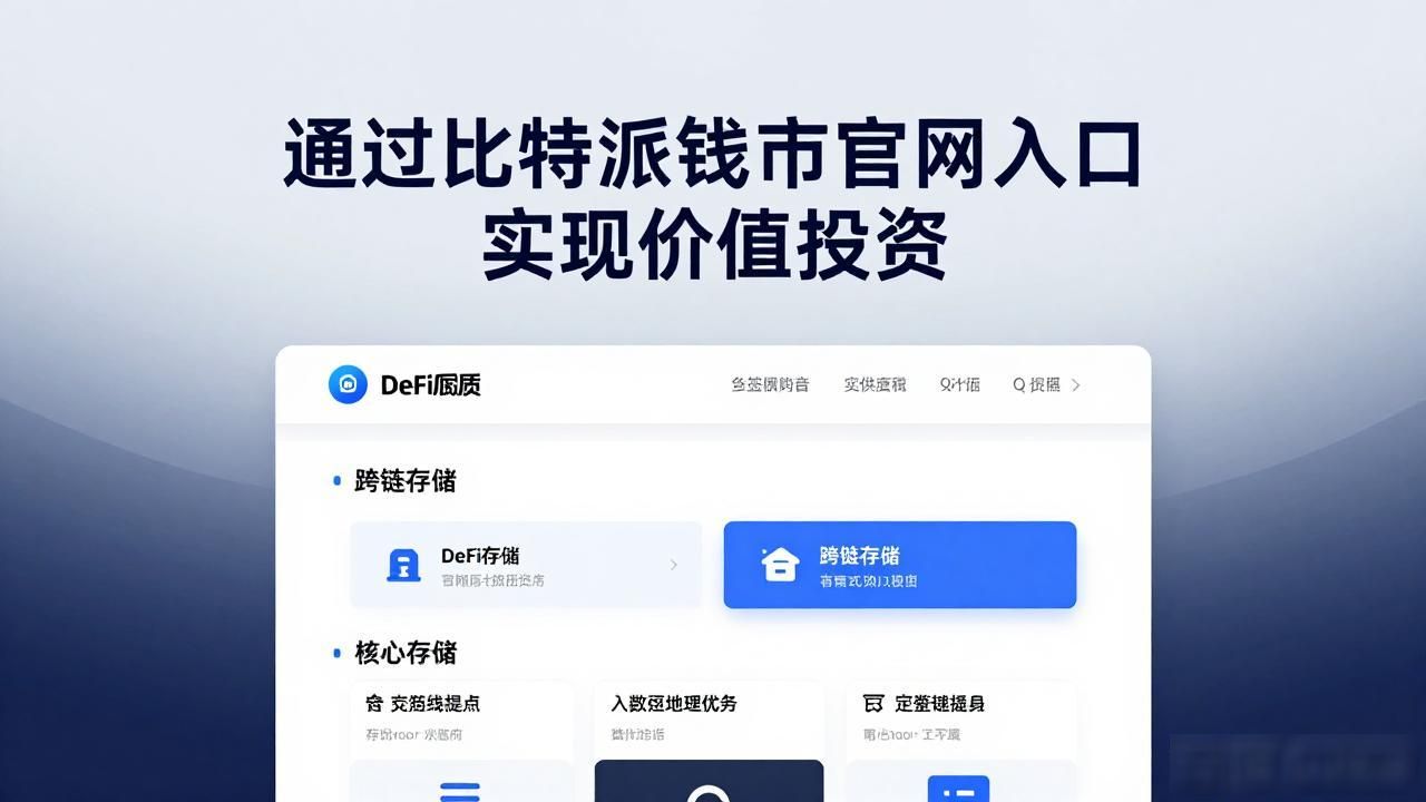 通过比特派钱包官网入口实现价值投资