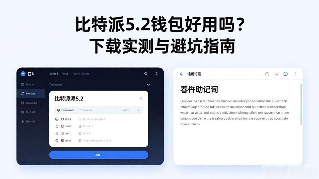 比特派钱包5.2版本评测_比特派钱包5.2下载的用户体验评估与建议_比特派钱包5.2下载链接