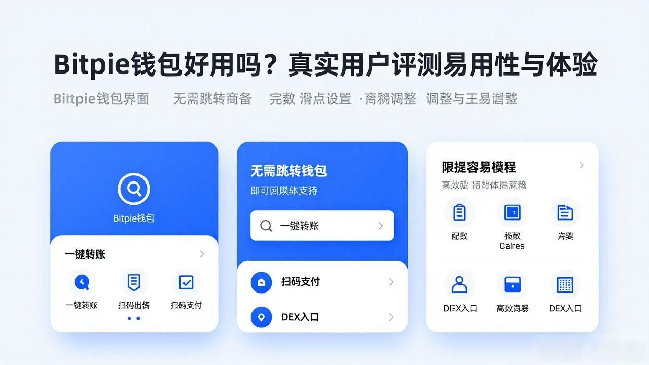 Bitpie钱包评测_用户评测:Bitpie钱包的易用性与用户体验_界面设计直观清晰